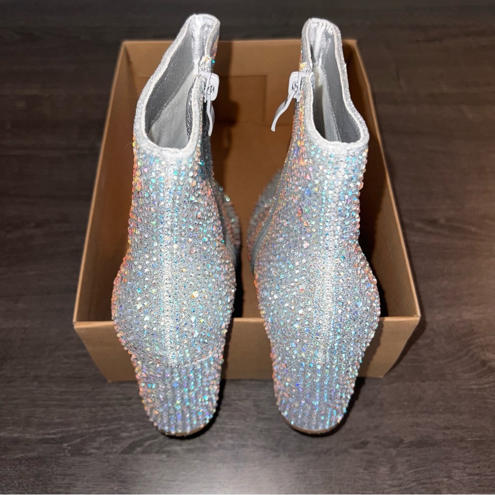 Rhinestone Ankle Boots - Picture 4 of 4